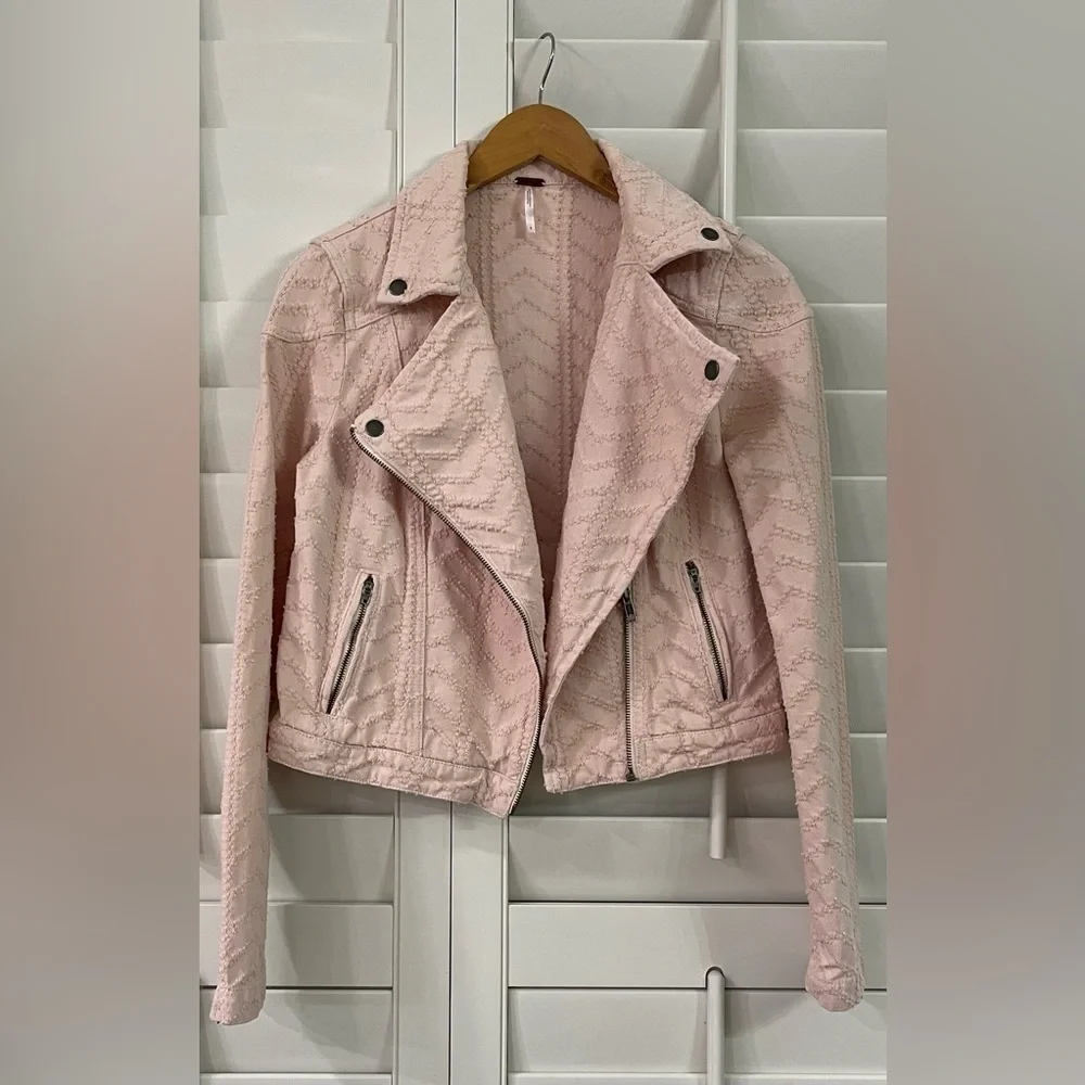 Free People Cotton Moto Jacket - Picture 4 of 11